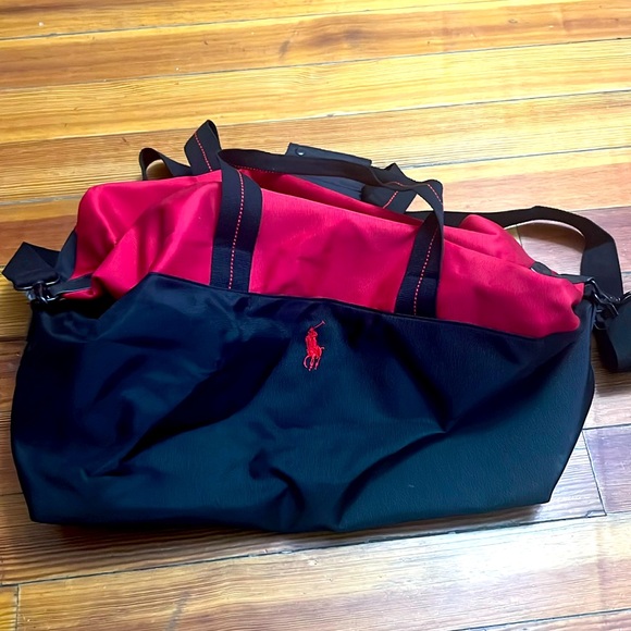 Other - Red and Black Polo Gym Bag